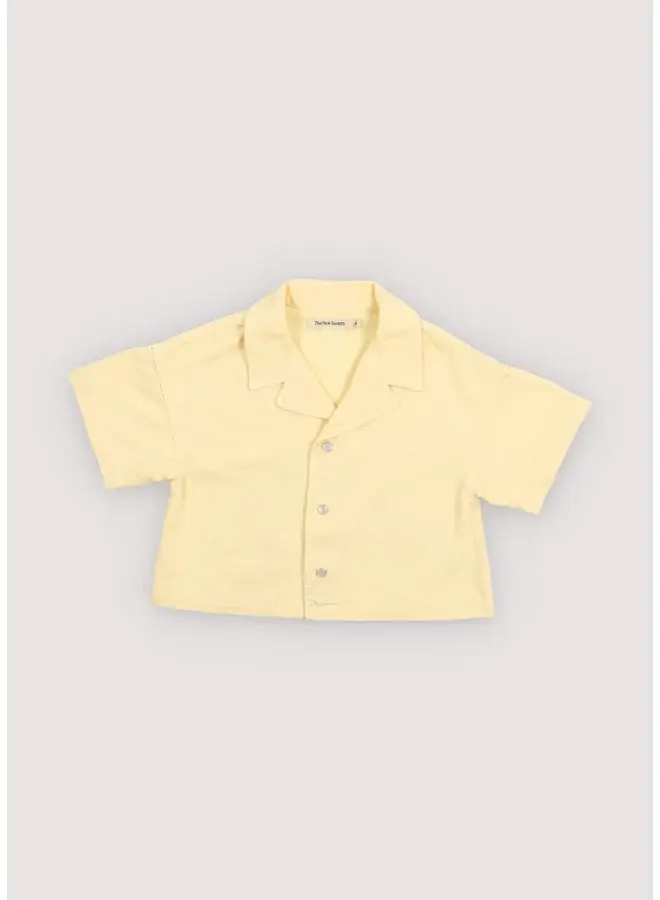The New Society | bellis shirt soft lemon