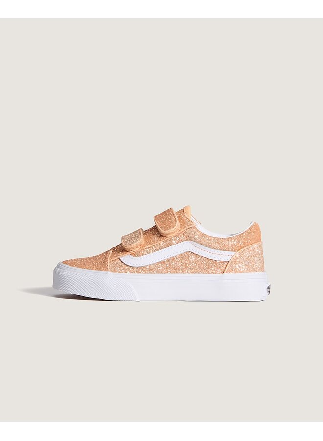 Vans | youth | old skool | glitter apricot glow