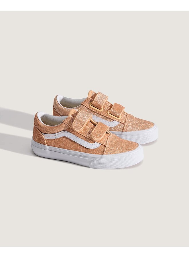 Vans | youth | old skool | glitter apricot glow