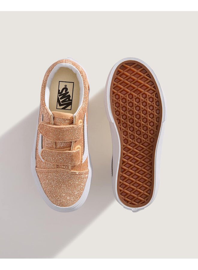 Vans | youth | old skool | glitter apricot glow