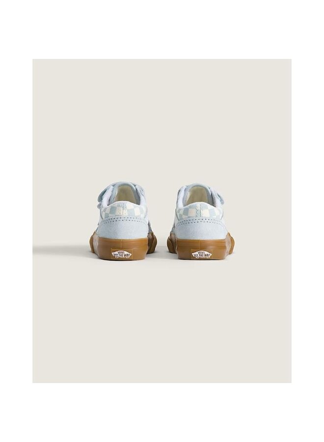 Vans | toddler | old skool | gum check dawn mist