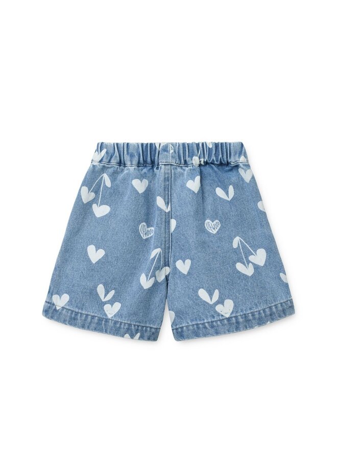Liewood | borissa printed denim shorts | sweethearts