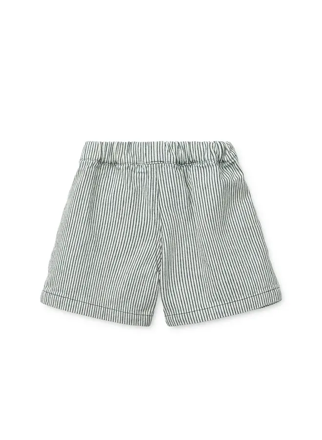 Liewood | borissa stripe denim shorts | navy