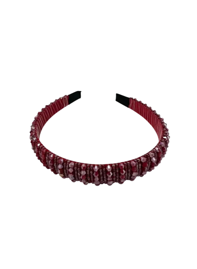 Altijd Knap | haarband | sparky bordeaux red