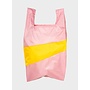Susan Bijl | shopping bag | pink panther & sunflower | large
