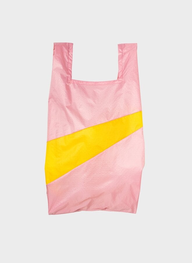 Susan Bijl | shopping bag | pink panther & sunflower | medium