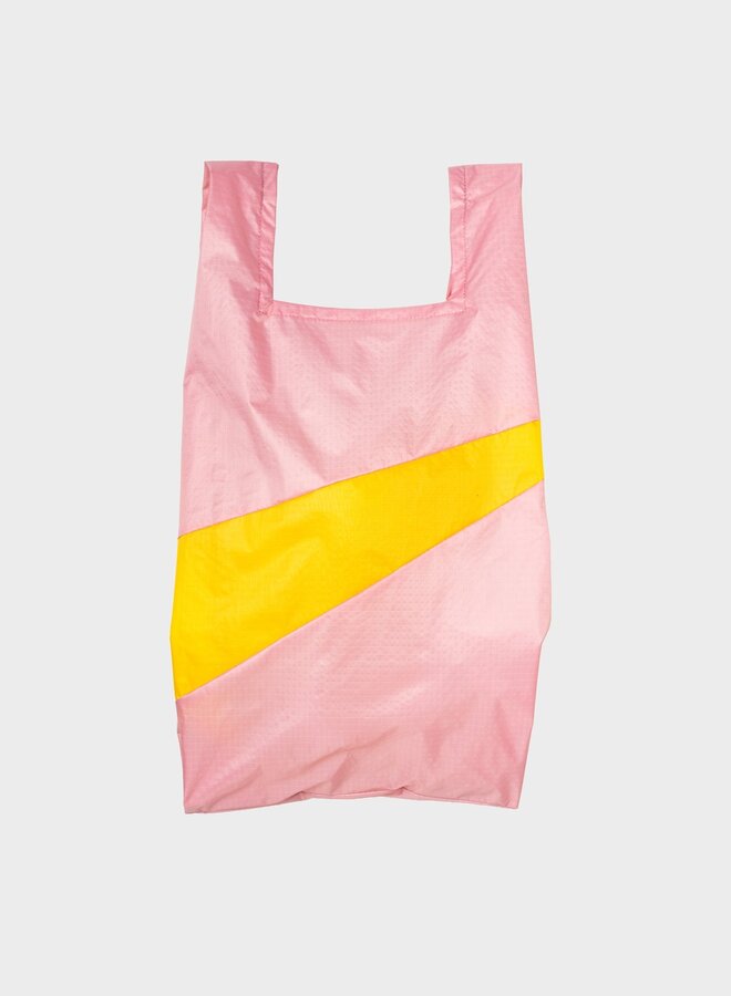 Susan Bijl | shopping bag | pink panther & sunflower | medium