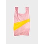 Susan Bijl | shopping bag | pink panther & sunflower | medium