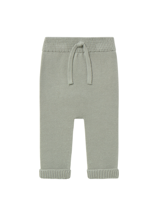 Li & Me | will |  plain knit trousers | apple