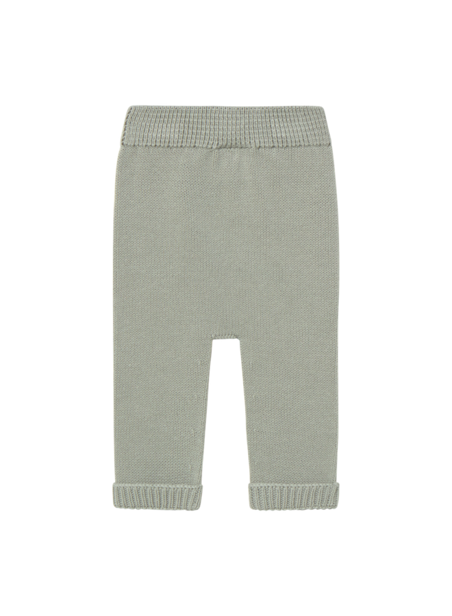 Li & Me | will |  plain knit trousers | apple