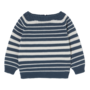 Li & Me | romeo | striped pearl knit | cream-indigo