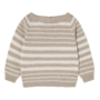 Li & Me | romeo | striped pearl knit | cream-toasted