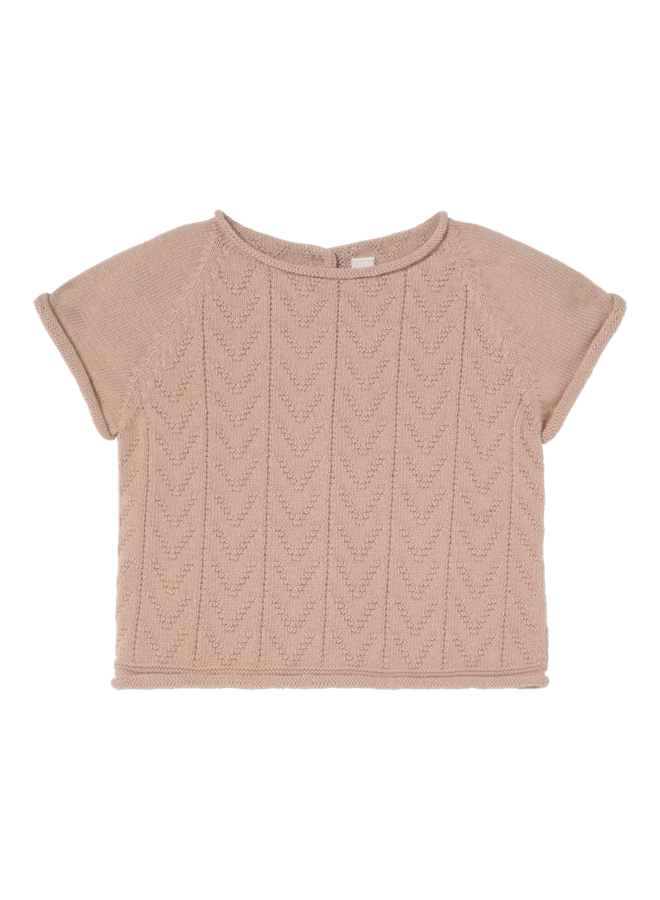 Li & Me | mikos | short sleeve sweater | candy