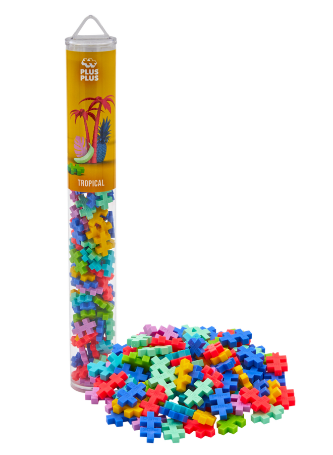 Plus-Plus | tube 100 stuks | tropical
