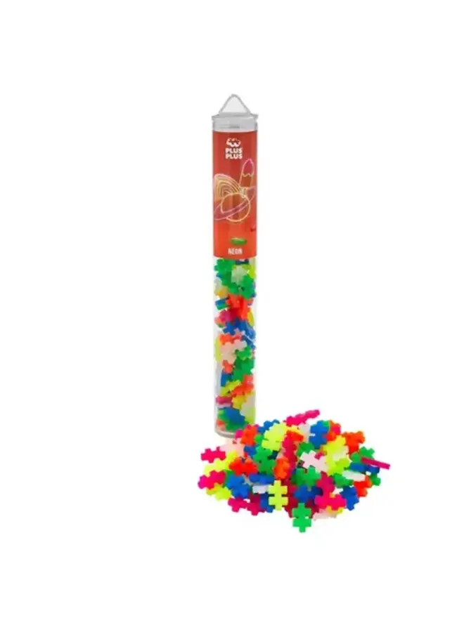 Plus-Plus | tube 100 stuks | neon