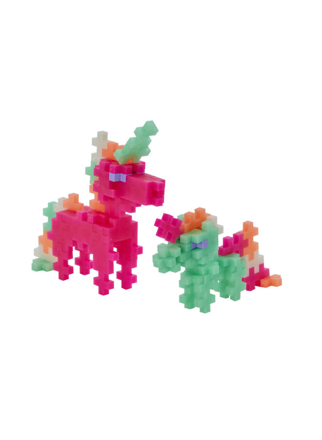 Plus-Plus | tube 100 stuks | pearl unicorns