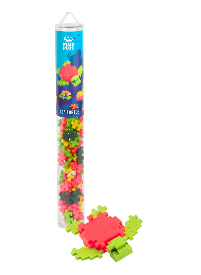 Plus-Plus | tube 100 stuks | zeeschildpad
