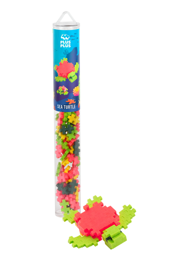 Plus-Plus | tube 100 stuks | zeeschildpad