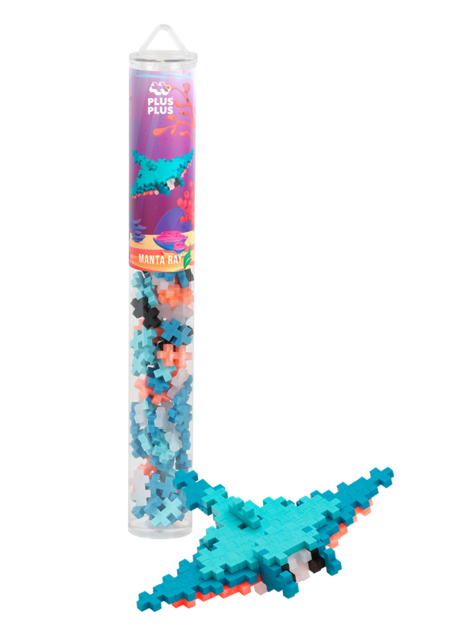 Plus-Plus | tube 100 stuks | manta ray