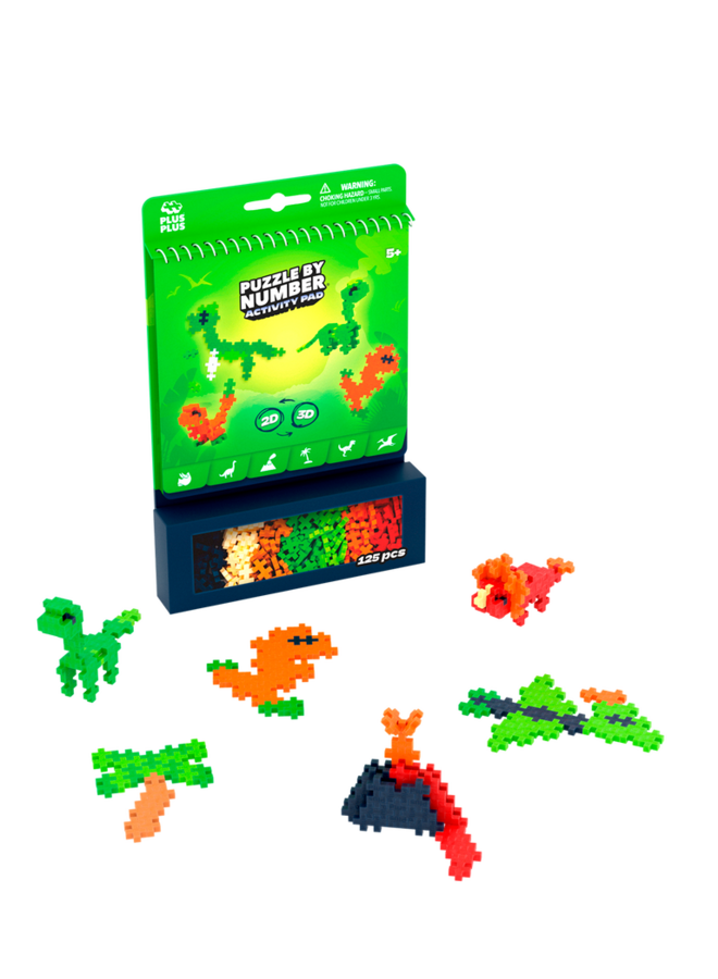 Plus-Plus | activity pad | dinosaurs