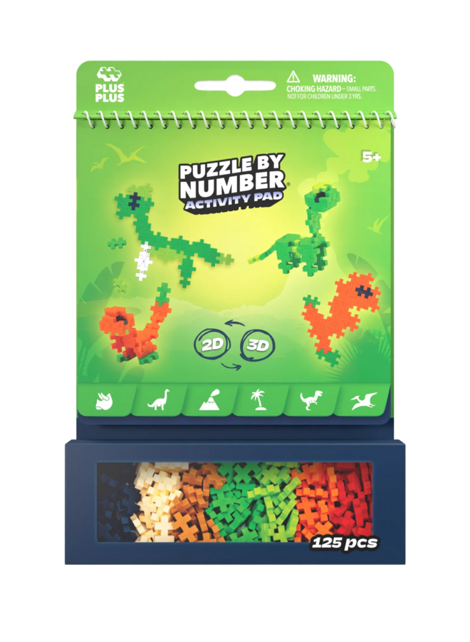 Plus-Plus | activity pad | dinosaurs