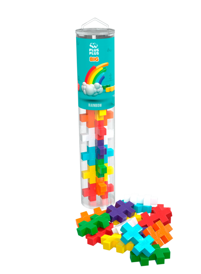 Plus-Plus | tube BIG | 15 stuks rainbow