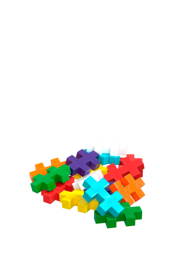 Plus-Plus | tube BIG | 15 stuks rainbow