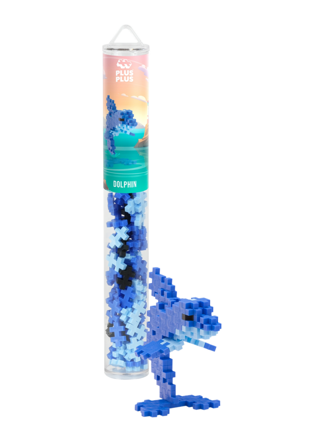 Plus-Plus | tube 100 stuks | dolfijn