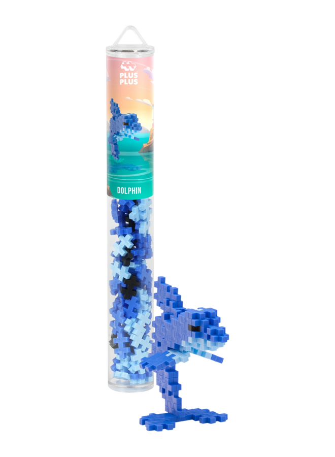 Plus-Plus | tube 100 stuks | dolfijn