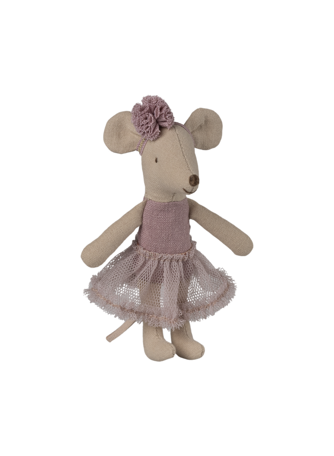 Maileg | ballerina mouse little sister | heather