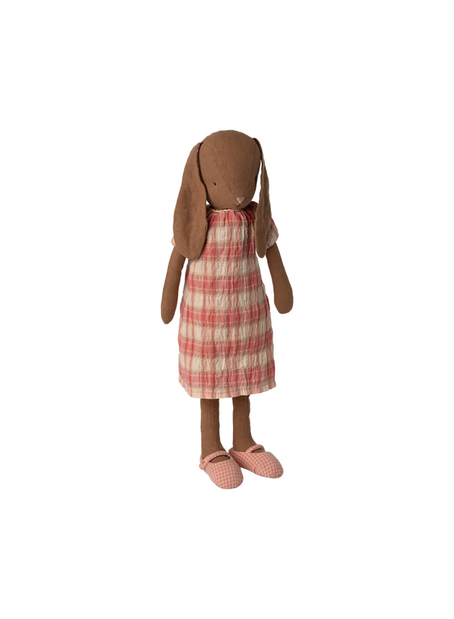 Maileg | bunny size 3 | chocolate brown | dress