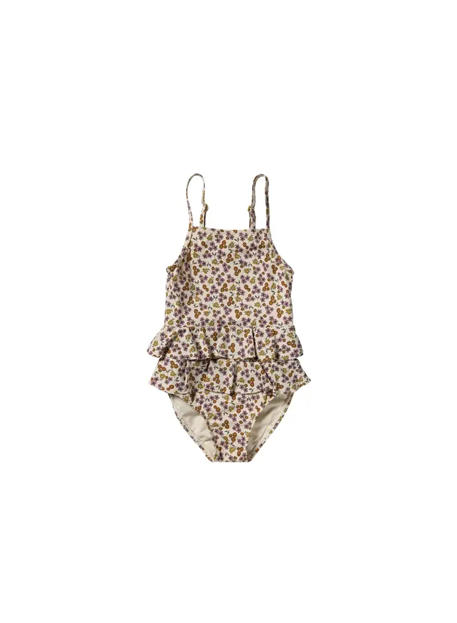 Salted Stories | sparkly flower white swan | swimsuit