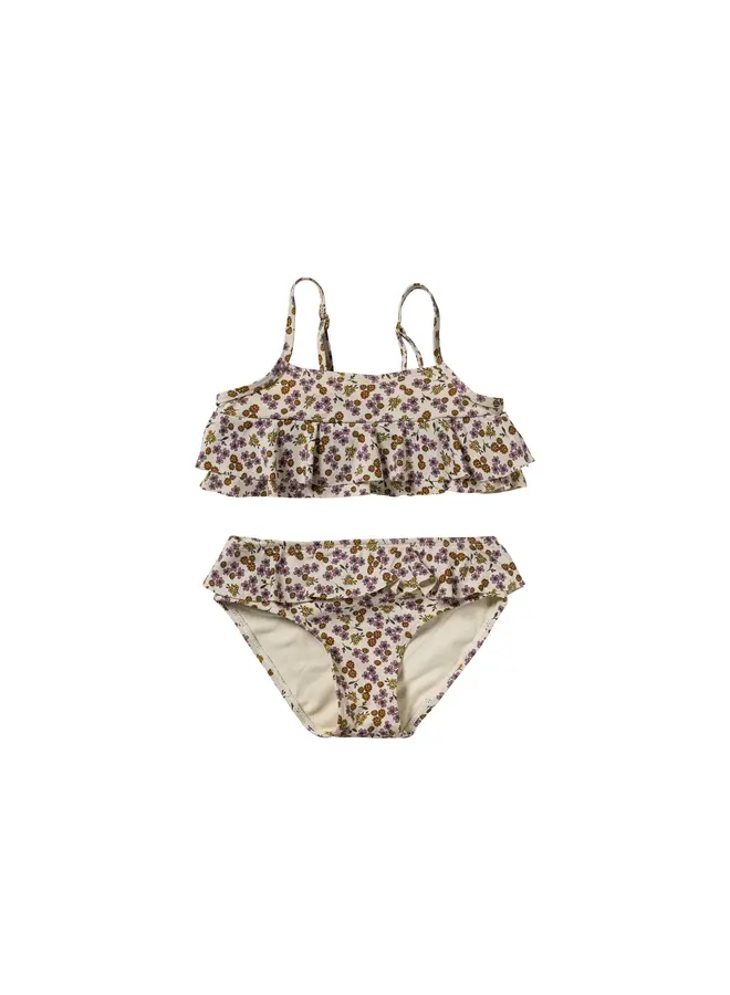 Salted Stories | sparkly flowers bombay brown | bikini