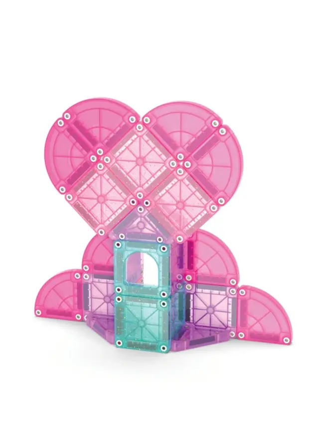 Magna-tiles | heart to heart 26-piece travel set