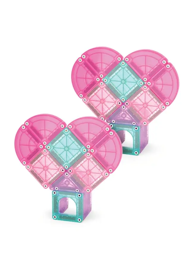 Magna-tiles | heart to heart 26-piece travel set