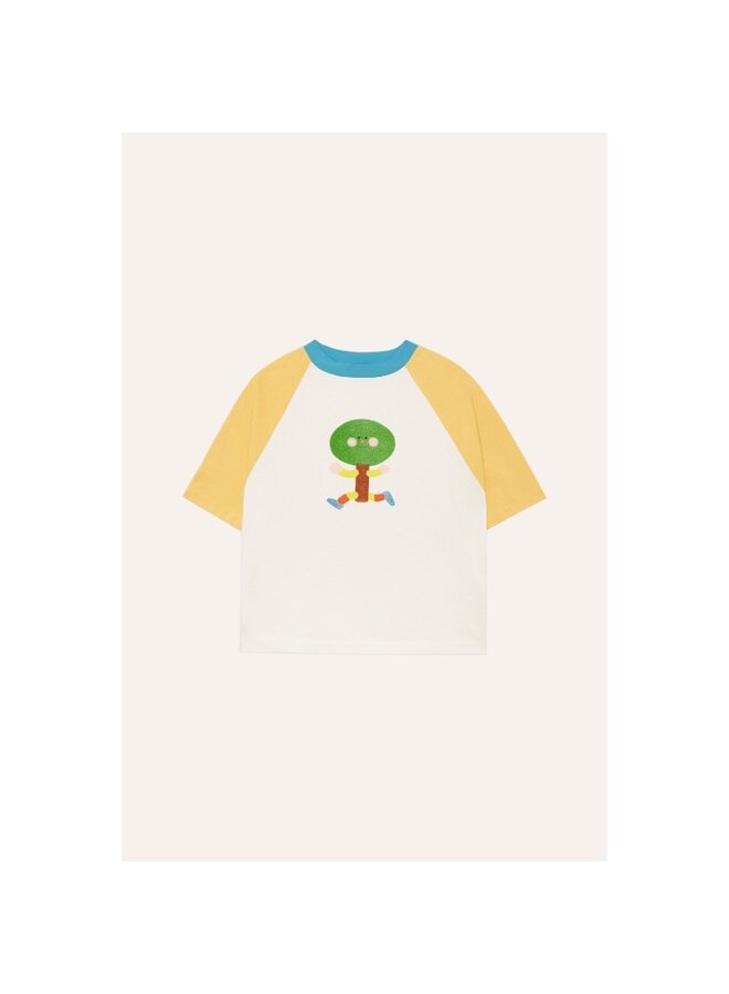 The Campamento | funny tree oversized tshirt | ecru