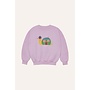 The Campamento | snail and a house sweatshirt | purple