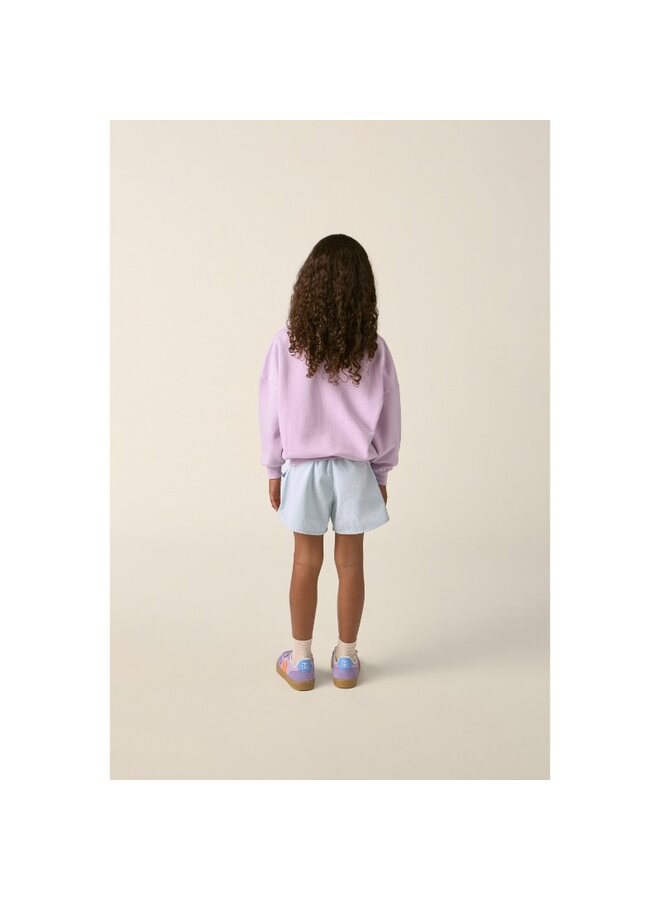 The Campamento | snail and a house sweatshirt | purple