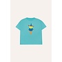 The Campamento | happy ice cream oversized tshirt | blue