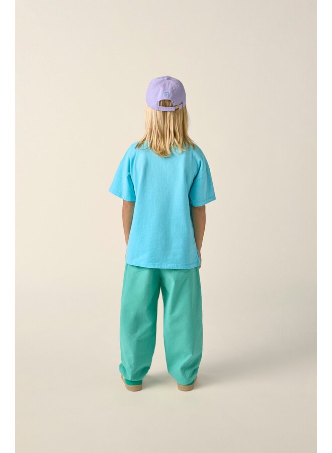 The Campamento | happy ice cream oversized tshirt | blue