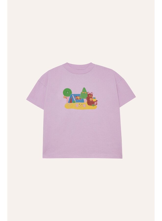The Campamento | camping oversized tshirt | purple