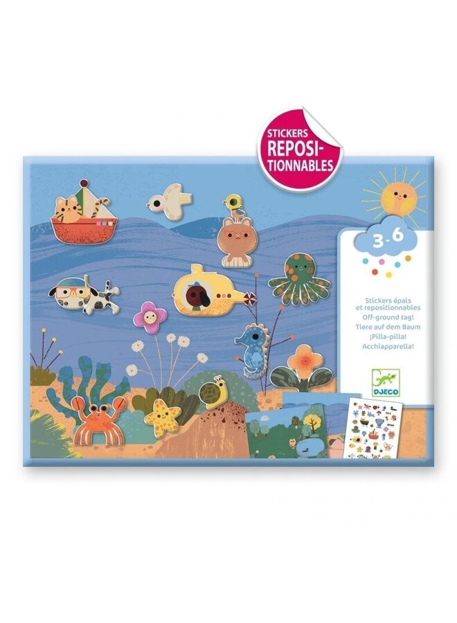 Djeco | herbruikbare stickers | summertime