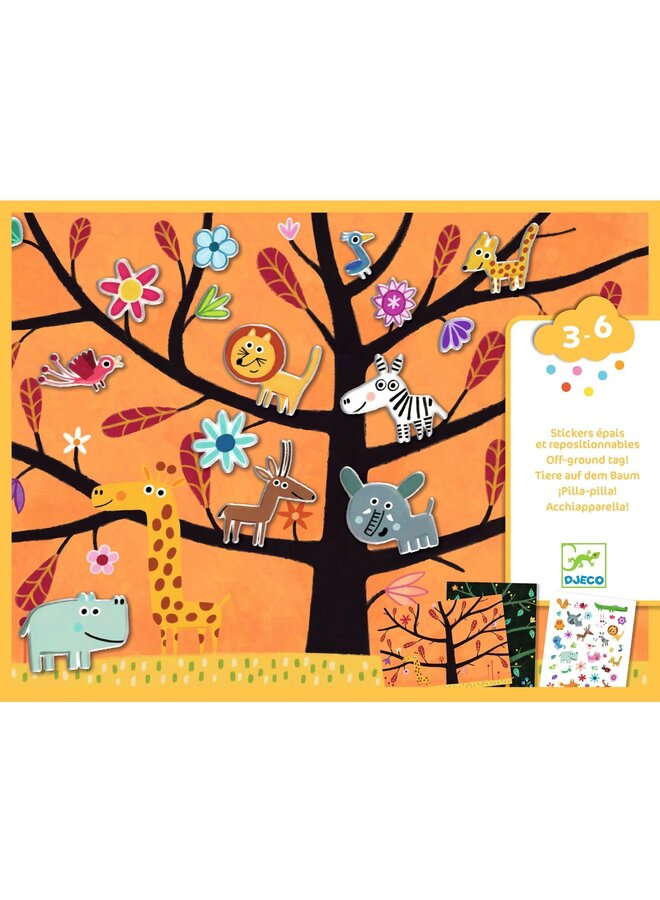 Djeco | herbruikbare stickers | off ground tag
