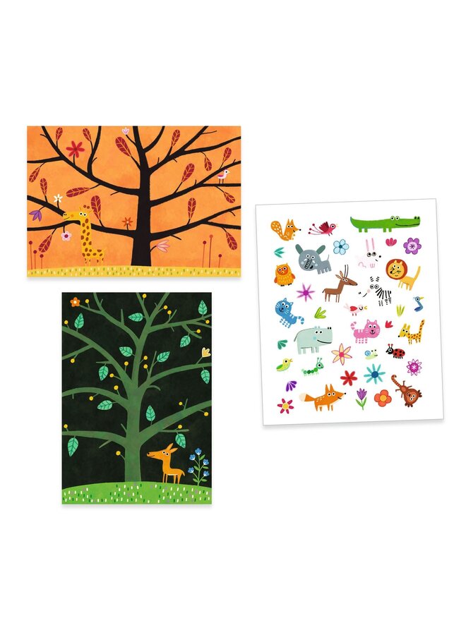 Djeco | herbruikbare stickers | off ground tag