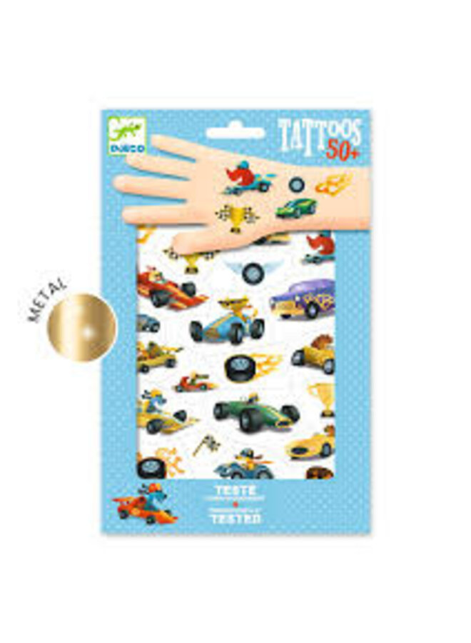 Djeco | tattoos | speedsters