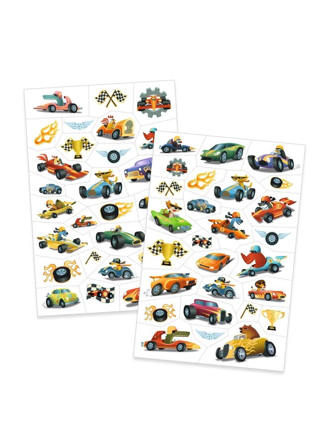 Djeco | tattoos | speedsters