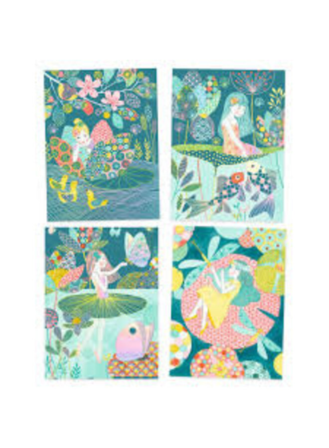 Djeco | kraskaarten | the pond