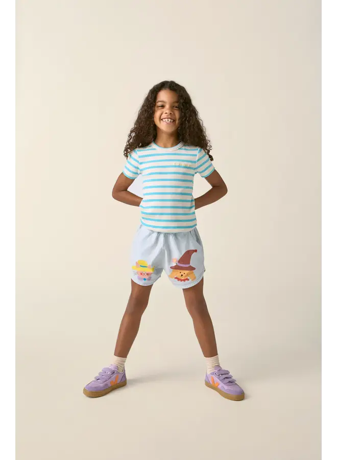 The Campamento | blue stripes tshirt | blue