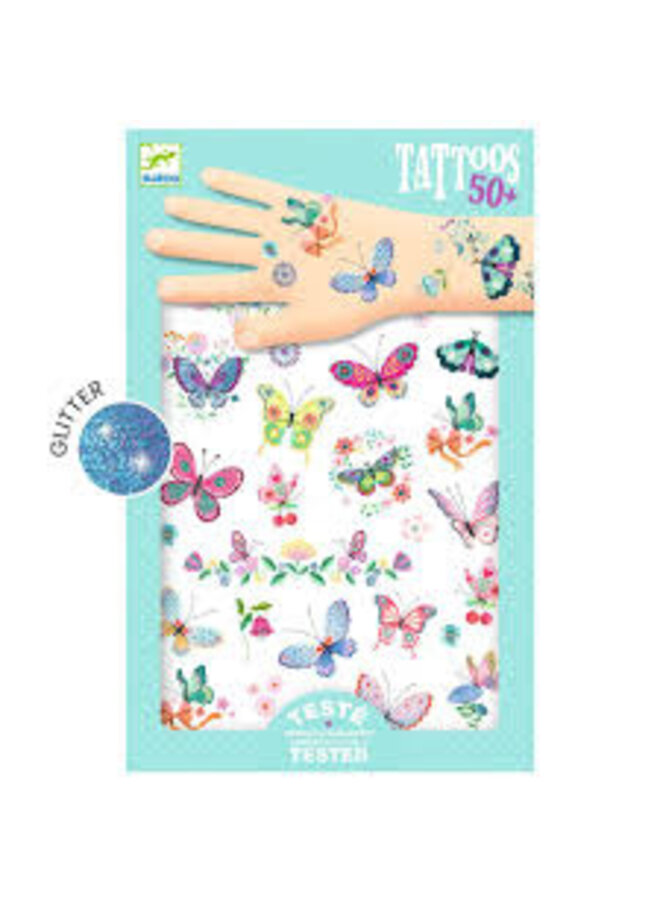 Djeco | tattoos | droomvlinders