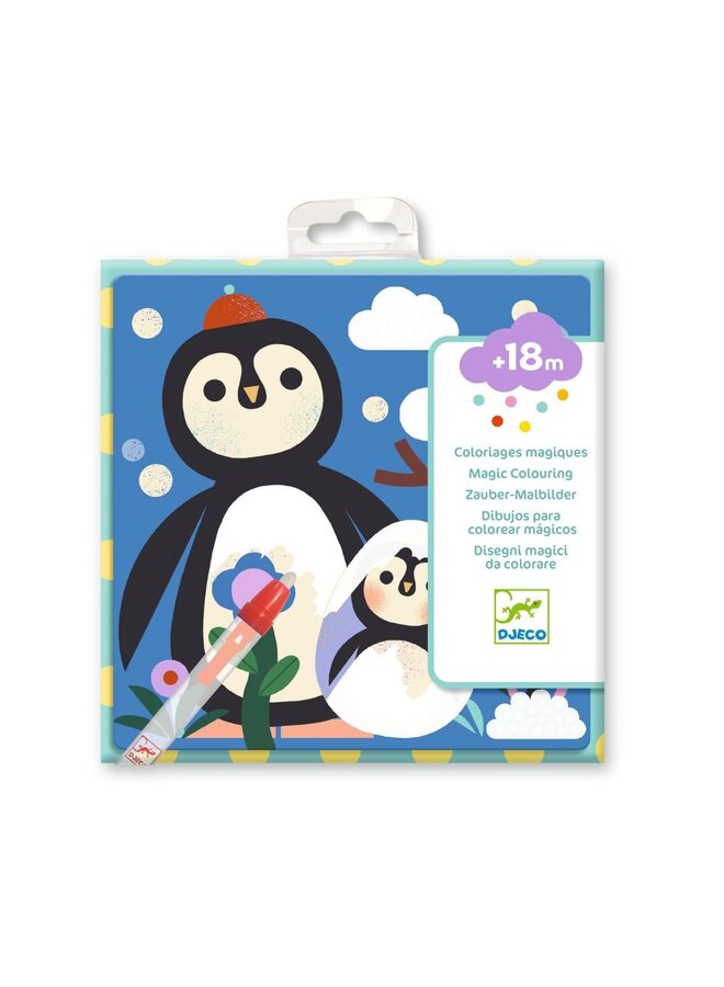 Djeco | magisch kleuren | baby animals around the world